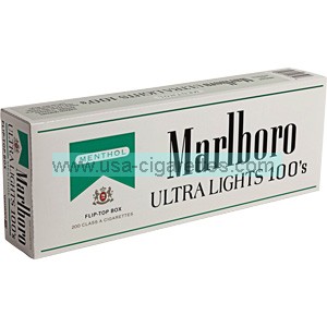 Marlboro Menthol Silver Pack 100s box cigarettes